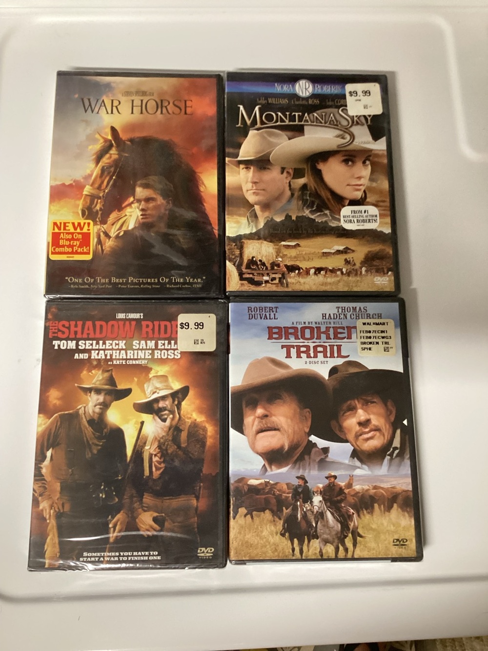 4 DVD movie lots